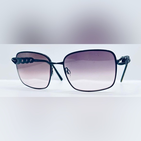 Roberto Steffani RS 34 Black Square Sunglasses Frames Only - Picture 2 of 8